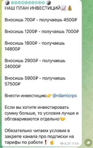 RADIMCRIPS прибыль