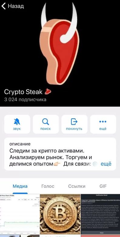 Crypto Steak телеграмм