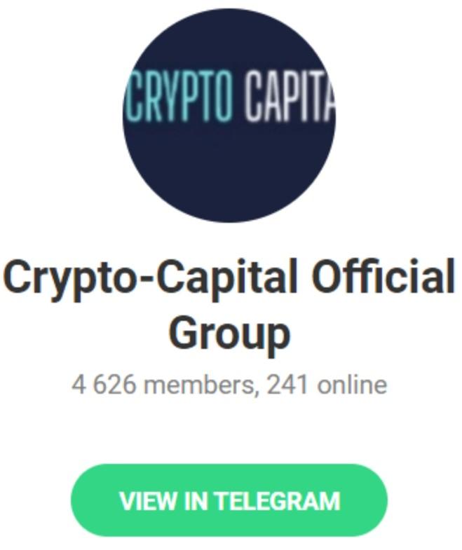 Crypto capital телеграмм