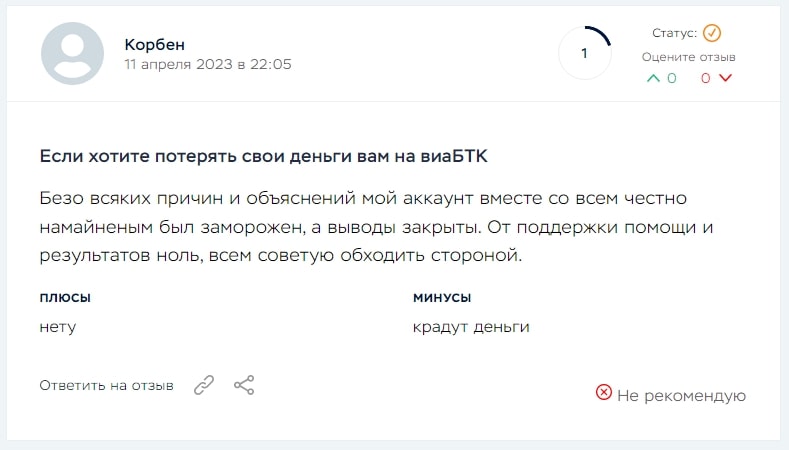 Viabtc.com отзывы