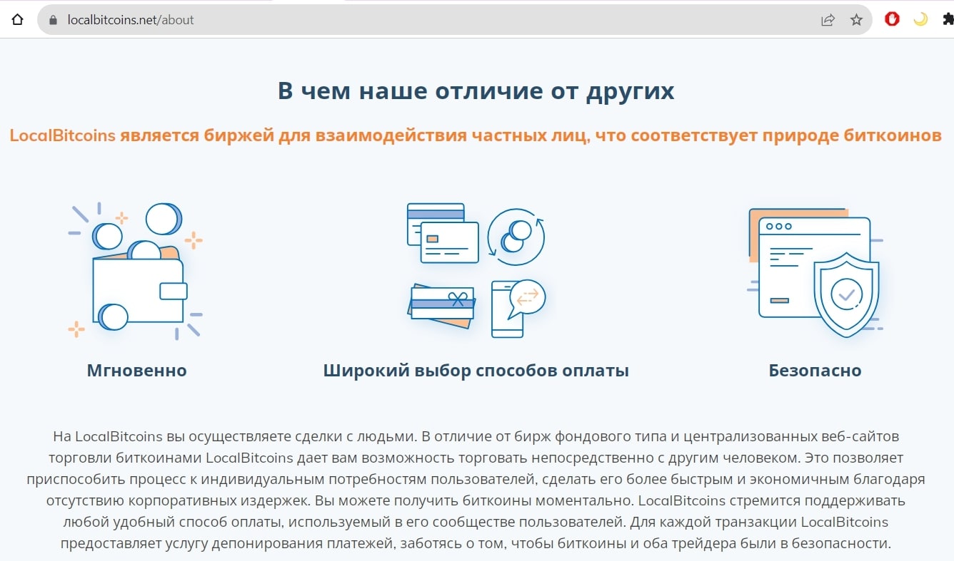 Localbitcoins сайт