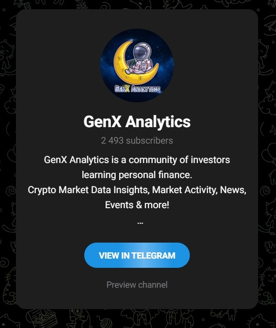 GenX Analytics телеграмм