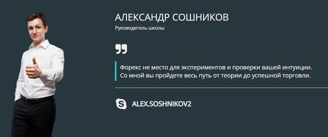 Руководитель школы Александр Сошников