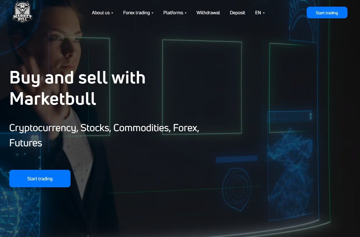 Сайт проекта Market Bull