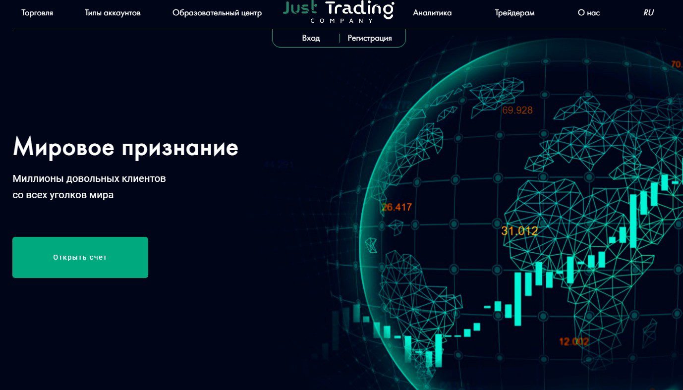 Инвестиционная площадка Just Trading Company