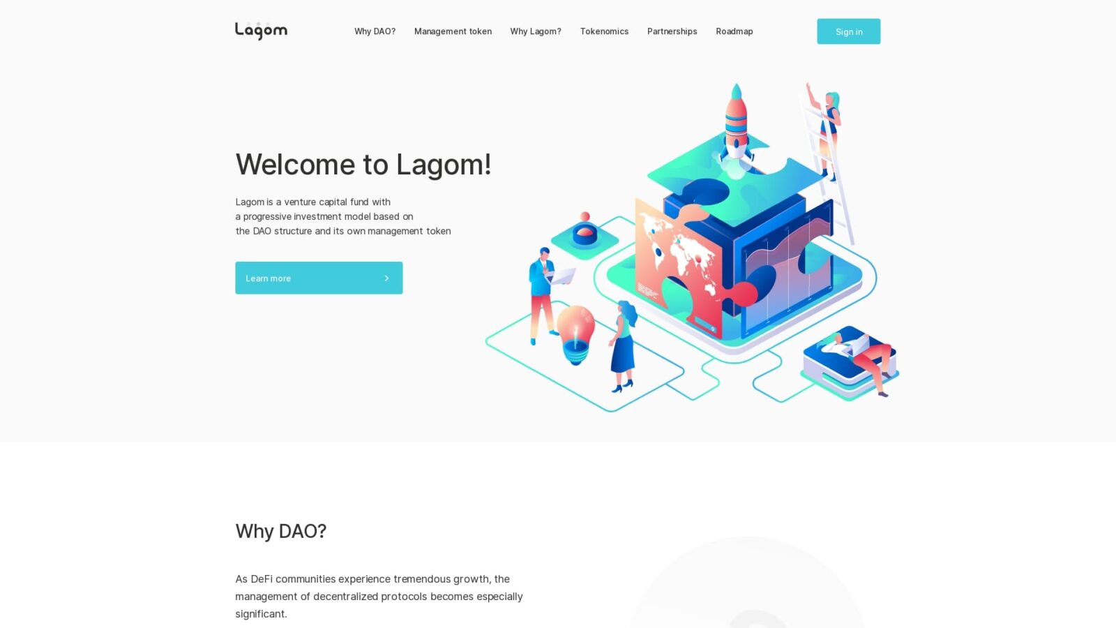 Платформа Lagom Dao описание работы