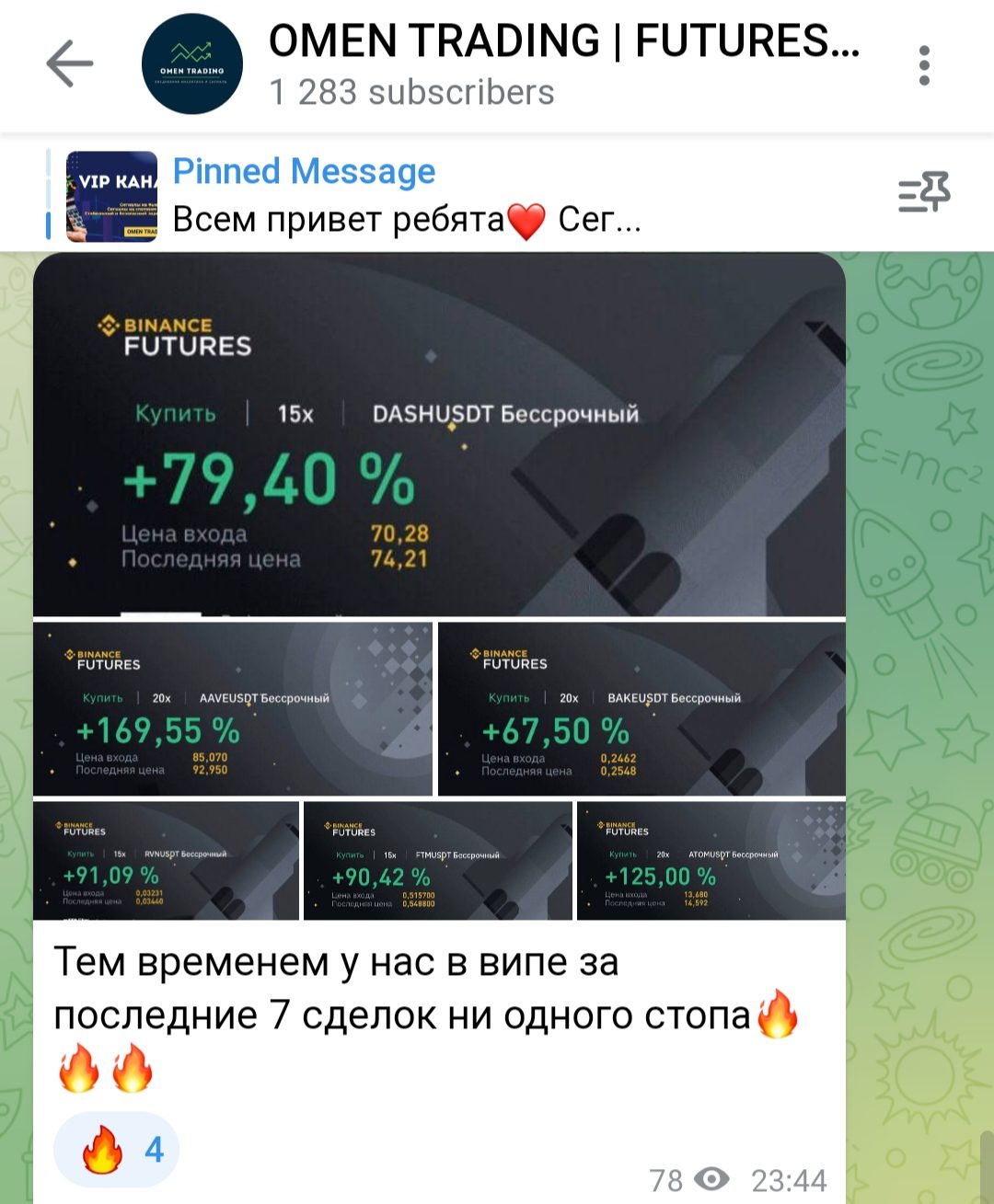 OMEN TRADING прибыль