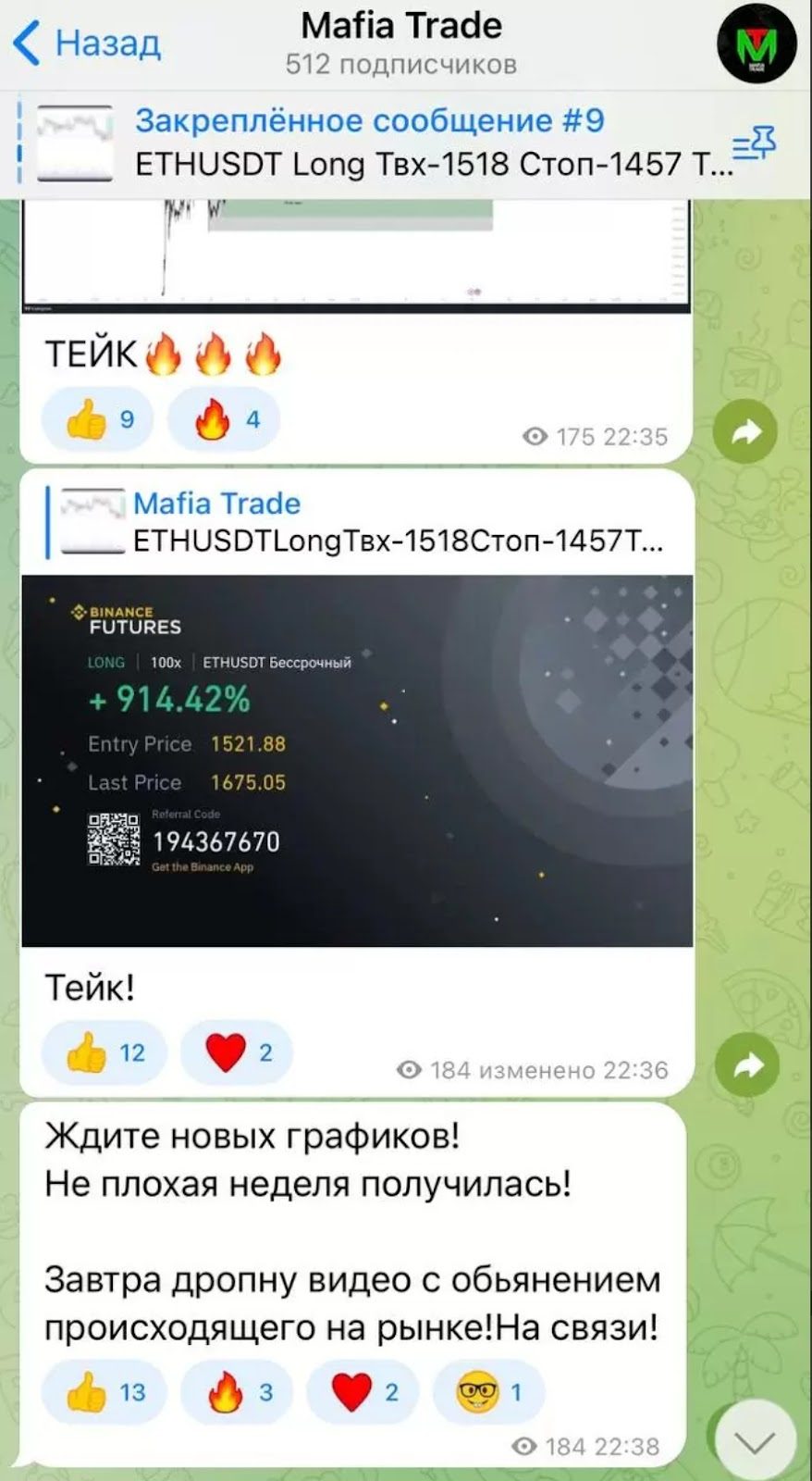 Mafia Trade прибыль