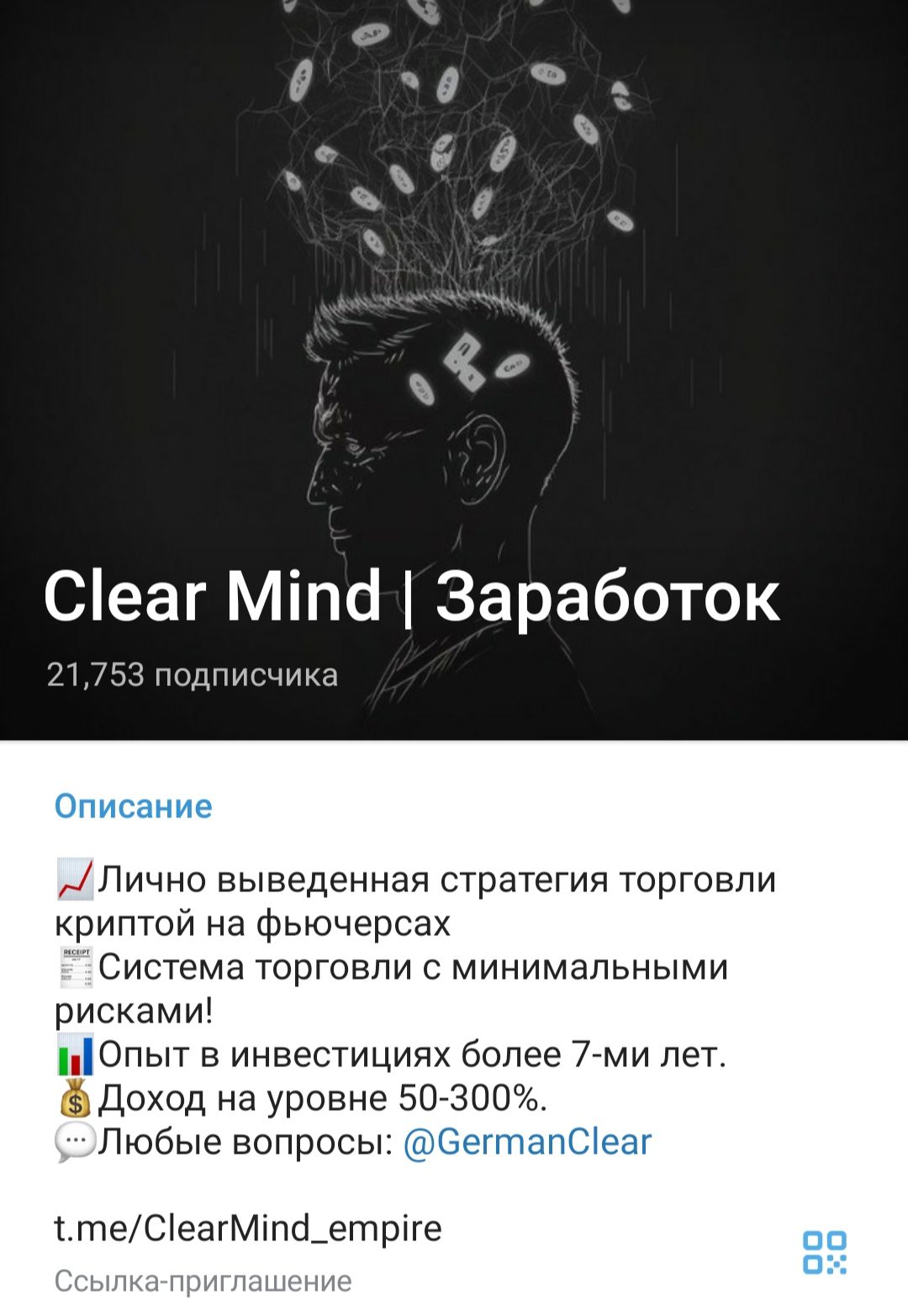 Clear Mind телеграмм