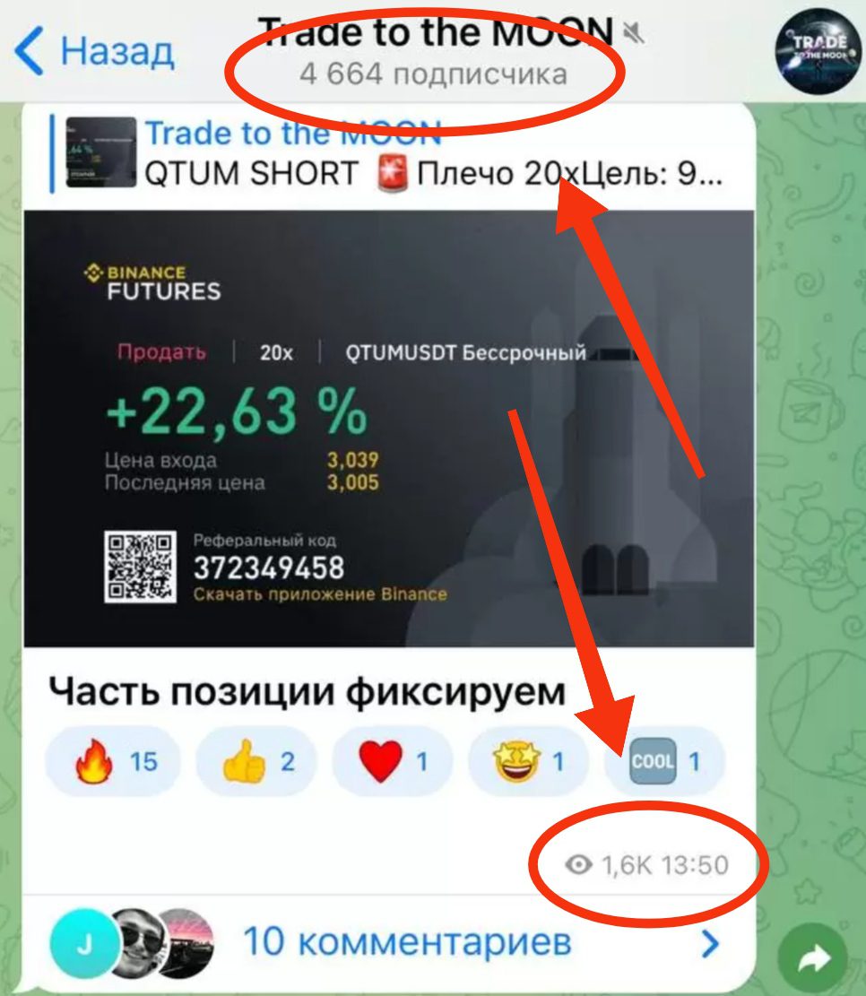 Trade to the MOON телеграм