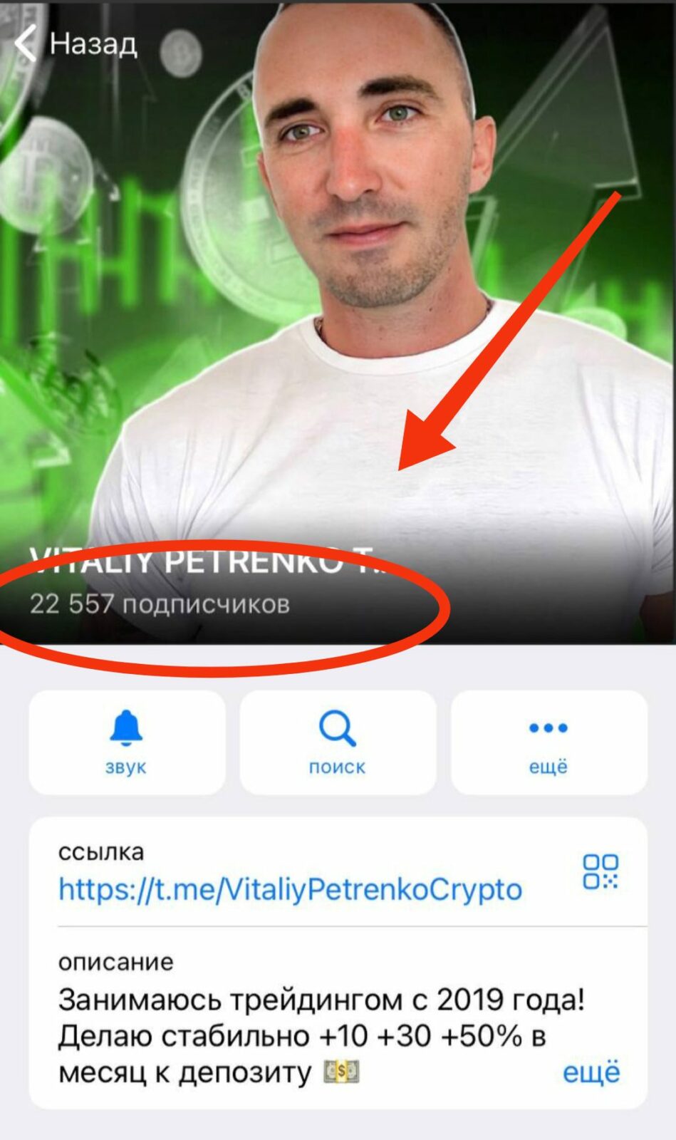 Vitaliy Petrenko Crypto телеграмм