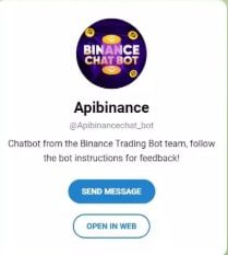 Binance trading bot телеграмм