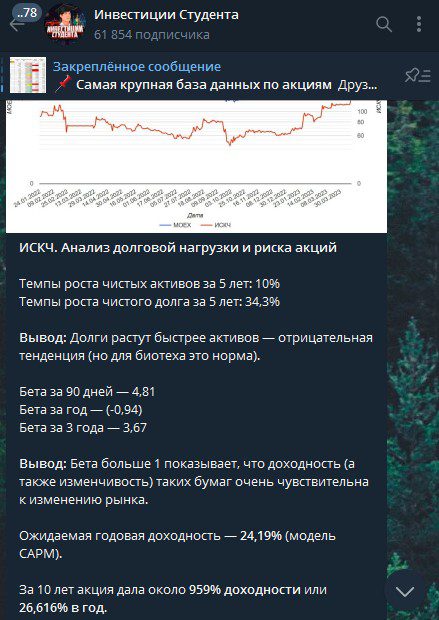 Инвестиции Студента