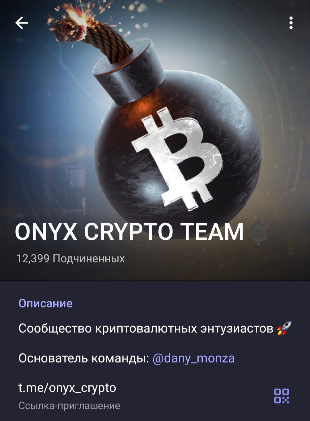 ONYX CRYPTO TEAM телеграмм