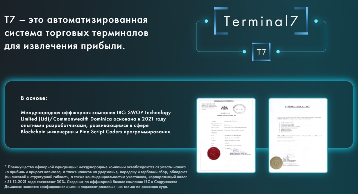 Terminal 7 сайт