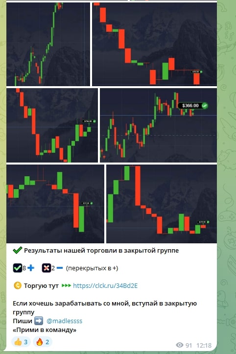 MADLESS TRADE Телеграмм