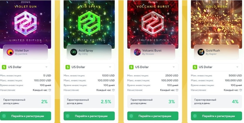 Zeonis.io аккаунты