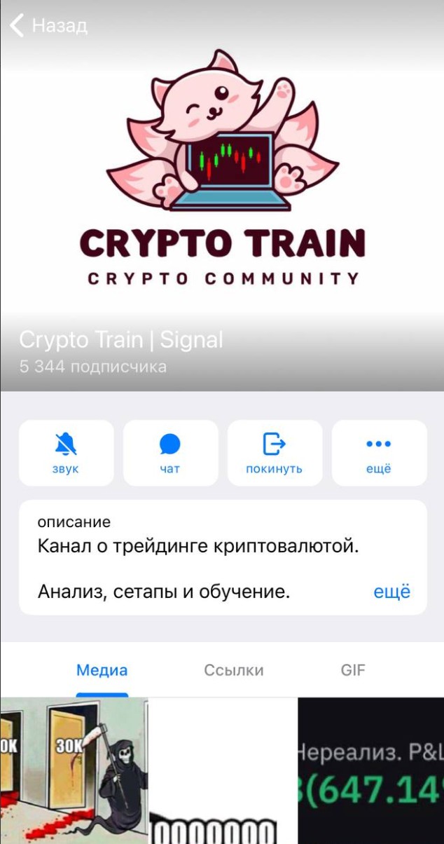 Crypto Train телеграмм