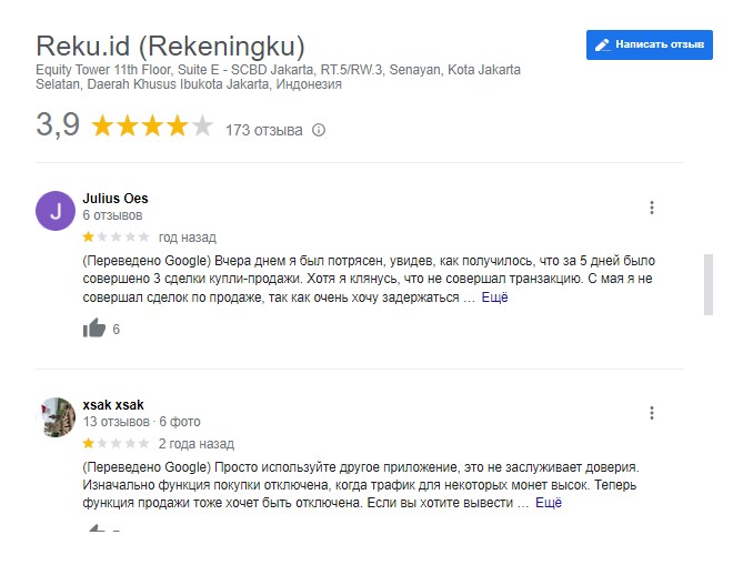 Reku отзывы