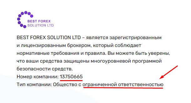 bfsolutions ltd обзор сайта