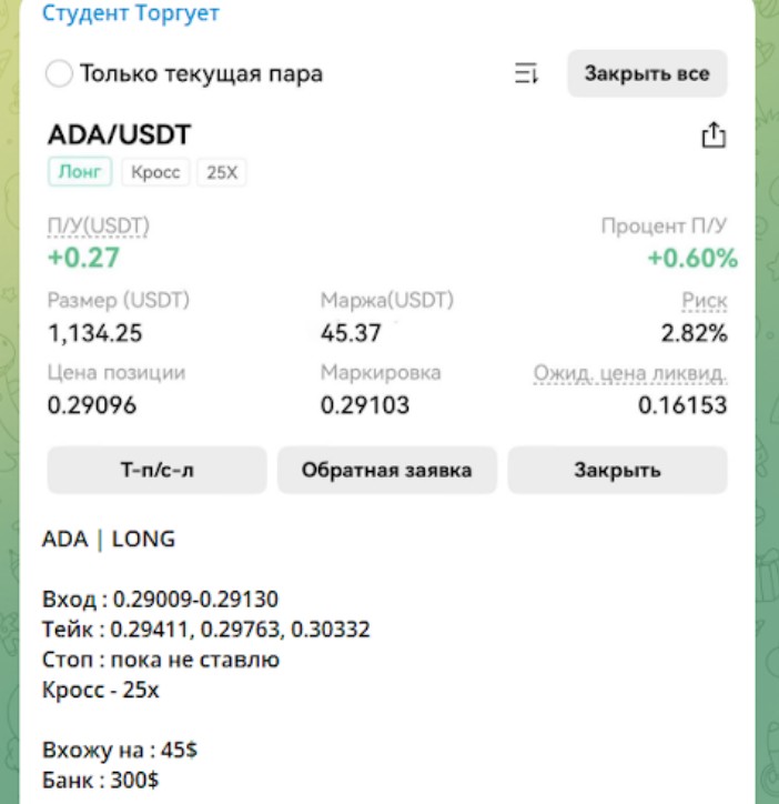 studenttrades телеграмм обзор