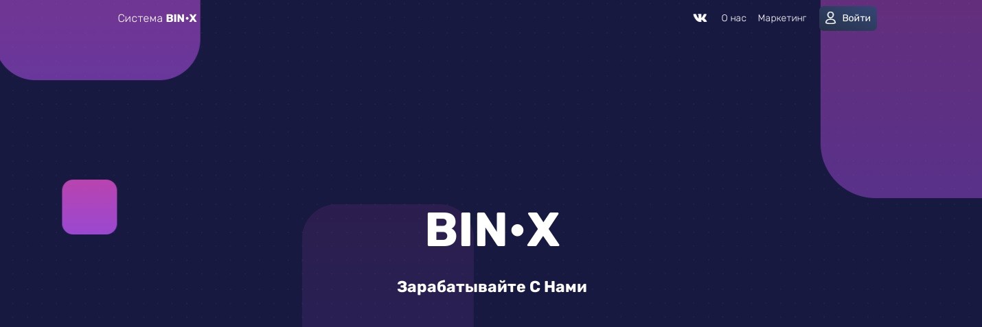 Bin x обзор проекта