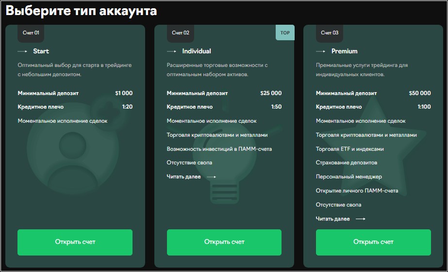 Bilmarcg типы аккаунтов