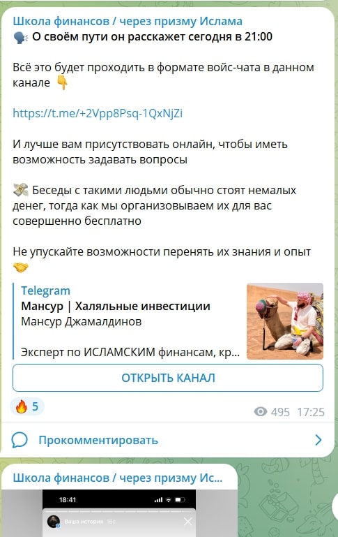 Школа Финансов Через Призму Ислама