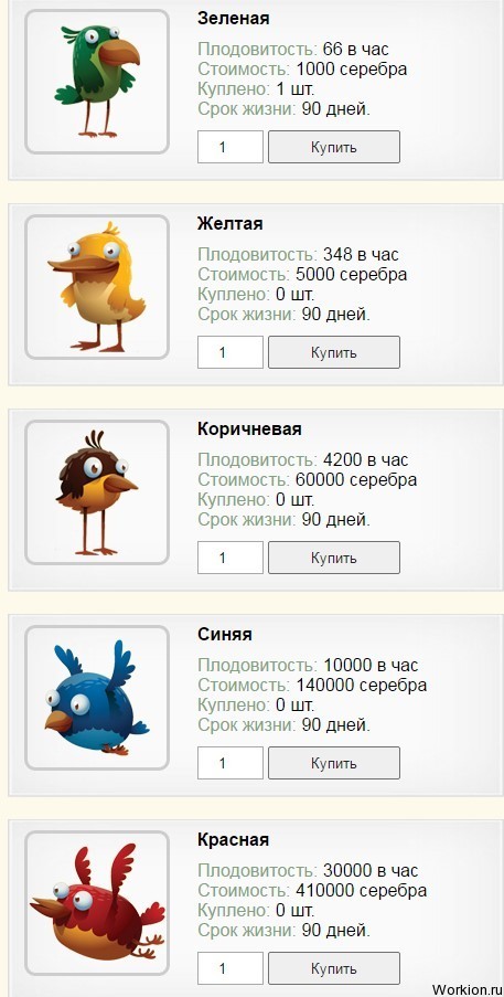 profit birds игра