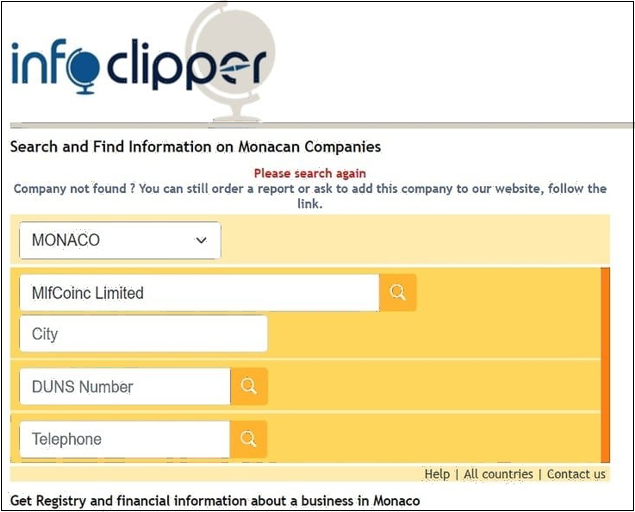 Юридическая информация о MLF coins