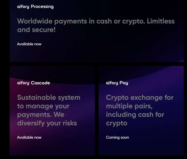 Aifory инфа