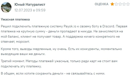 Payok отзывы 2