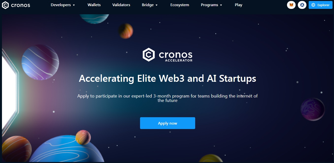 Сайт Cronos Chain