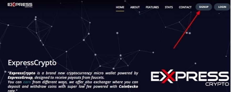 Сайт ExpressCrypto