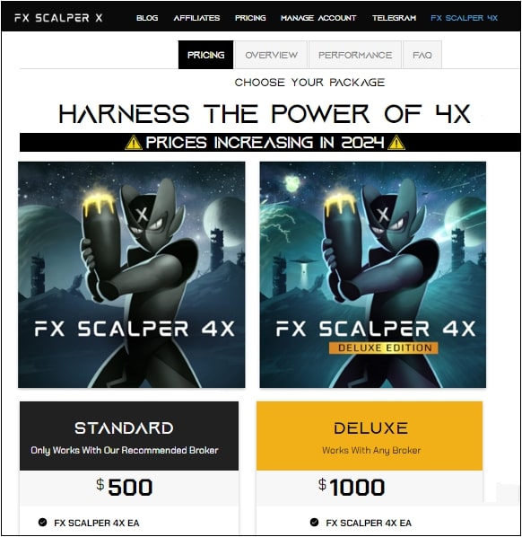 FX Scalper X цены