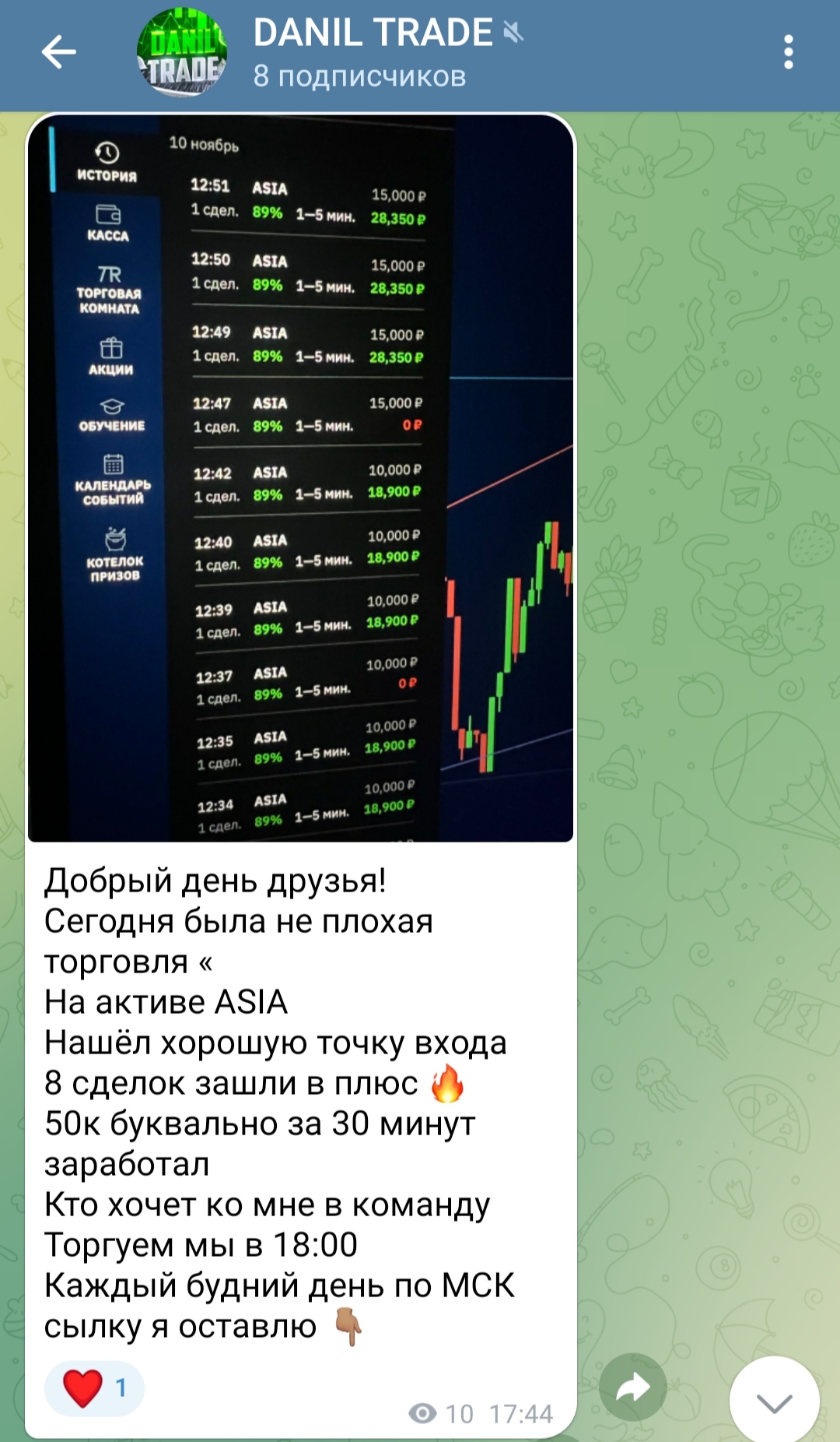 Проект Danil Trade