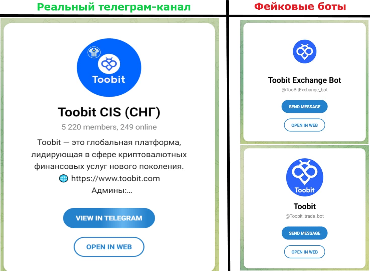 Бот Toobit инфа