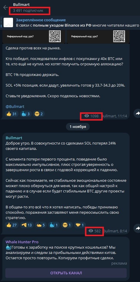 Телеграмм канал Bullmart 