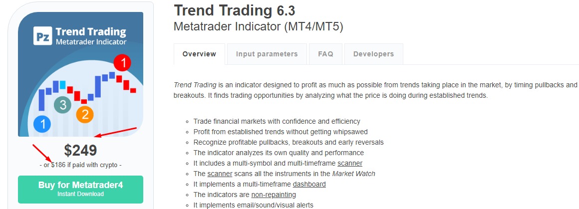 Сайт Trend Trade