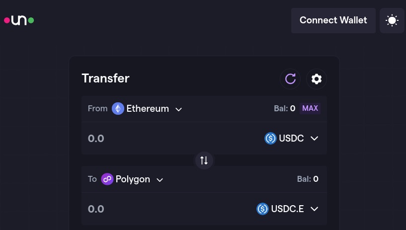 Bungee Exchange - своп