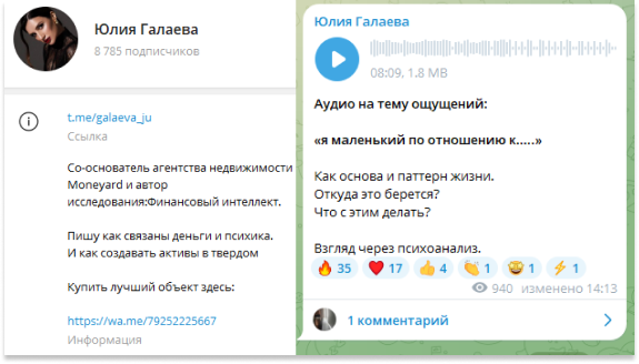 финансовый интеллект юлия галаева отзывы